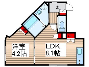 FR.imp門前仲町の物件間取画像